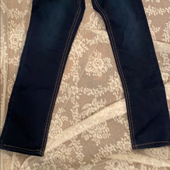 NEW VINTAGE Y2K SEVEN 7 Dark Denim Stretch SKINNY Jeans - Picture 4 of 7